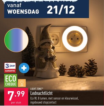ALDI Light zone lednachtlicht aanbieding