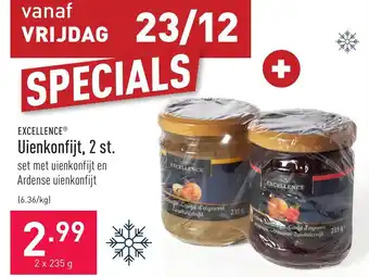 ALDI Excellence uienkonfijt, 2 st aanbieding