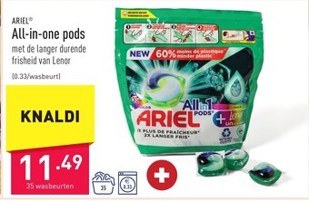 ALDI Ariel all-in-one pods aanbieding