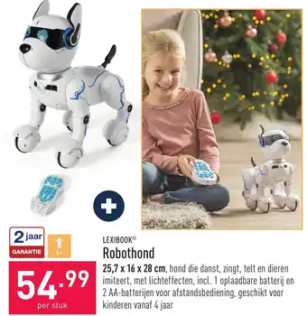 ALDI Lexibook robothond aanbieding