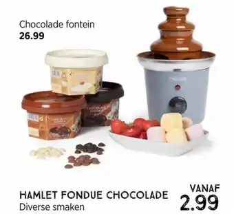Hamlet fondue chocolate