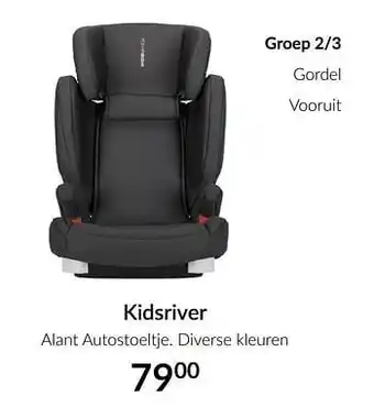 BabyPark Kidsriver alant autostoeltje aanbieding