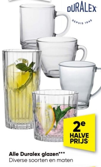 Alle duralex glazen