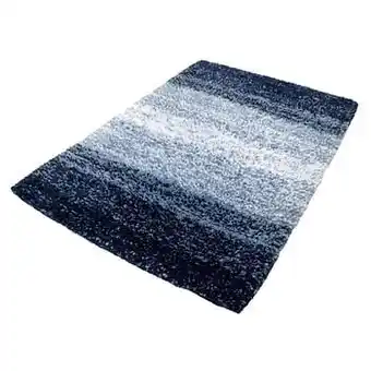 Leen Bakker Kleine wolke badmat oslo - blauw - 60x90 cm - Leen Bakker aanbieding