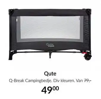 BabyPark Qute q-break campingbedje aanbieding
