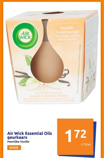 Action Air Wick Essential Oils geurkaars aanbieding