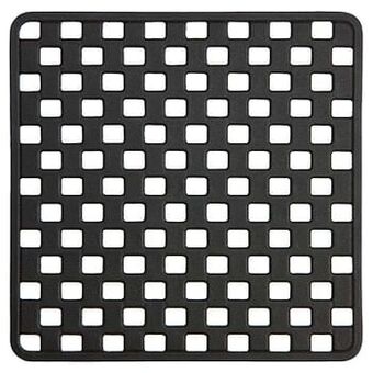 Sealskin veiligheidsmat Doby - rubber - zwart - 50x50 - Leen Bakker