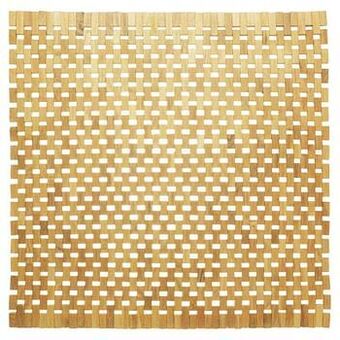 Leen Bakker Sealskin badmat Woodblock - bruin - 60x60 cm - Leen Bakker aanbieding