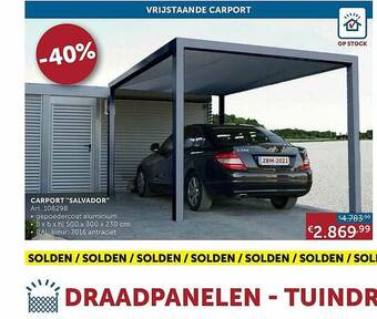 Zelfbouwmarkt Carport aanbieding