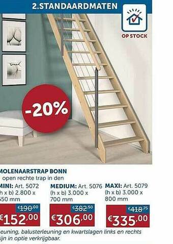 Zelfbouwmarkt Standaardmaten aanbieding