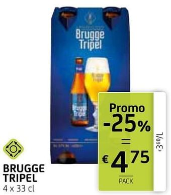 BelBev Brugge tripel aanbieding