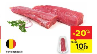 Carrefour Varkenshaasje aanbieding