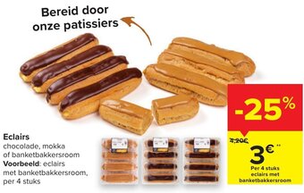 Carrefour Eclairs aanbieding