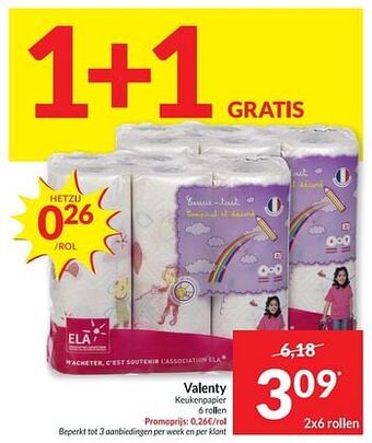 Intermarché Valenty keukenpapier aanbieding