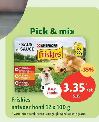 Maxi Zoo Friskies natvoer hond aanbieding
