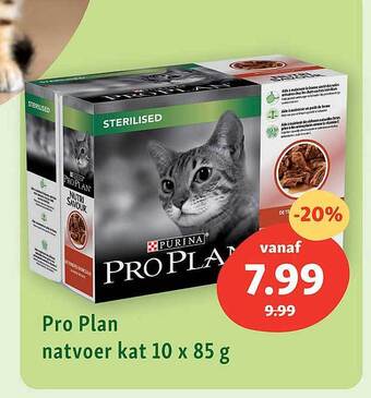 Maxi Zoo Pro plan natvoer kat aanbieding