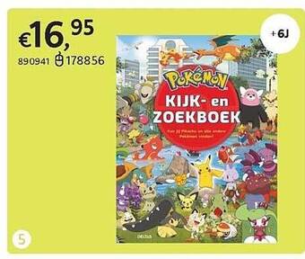 Dreamland Pokémon kijk en zoekboek aanbieding