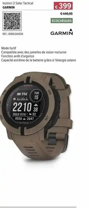 Garmin instinct 2 solar tactical