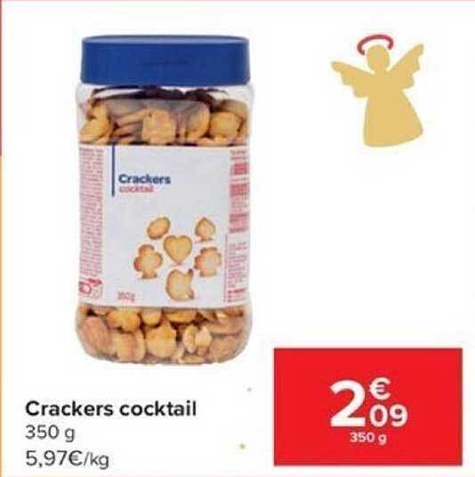 Crackers cocktail promotie bij Carrefour