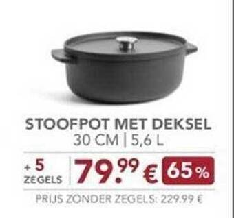 Carrefour Stoofpot met deksel aanbieding