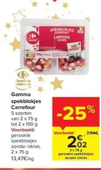 Carrefour Gamma spekblokjes aanbieding