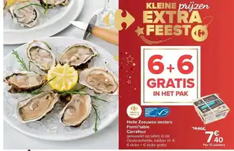 Carrefour Holle zeeuwse oesters formi'table aanbieding