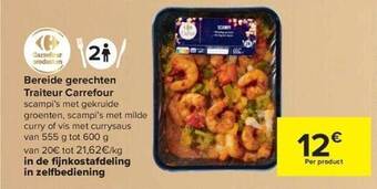 Carrefour Bereide gerechten traiteur carrefour aanbieding