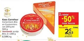 Carrefour Kaas carrefour aanbieding
