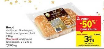 Carrefour Brood aanbieding
