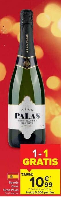 Carrefour Cava gran palas aanbieding