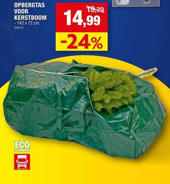 Hubo Opbergtas voor kerstboom aanbieding