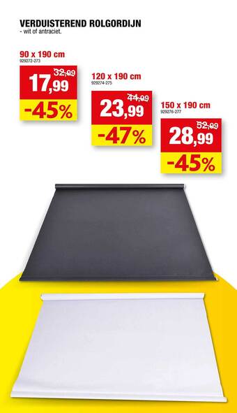 Hubo Verduisterend rolgordijn aanbieding