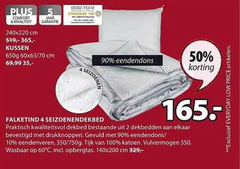 Jysk Falketind 4 seizoenendekbed aanbieding