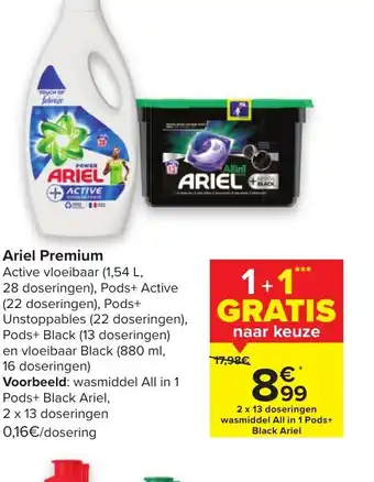 Carrefour Ariel Premium aanbieding