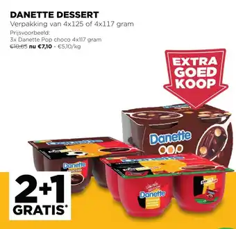 Jumbo Danette Dessert 4*125/117g 3st aanbieding