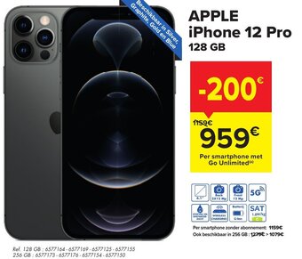 APPLE iPhone 12 Pro 128 GB