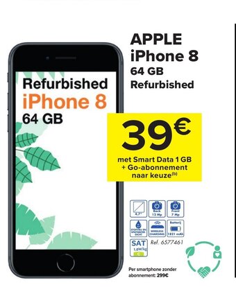 APPLE iPhone 8 64 GB Refurbished