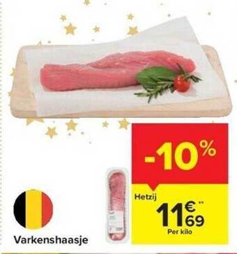 Carrefour Varkenshaasje aanbieding