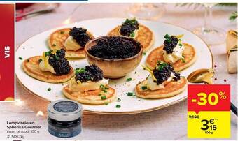 Carrefour Lompviseieren spherika gourmet aanbieding