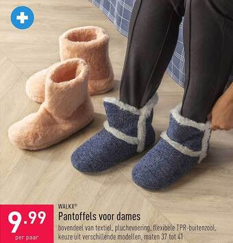 ALDI Walkx pantoffels voor dames aanbieding