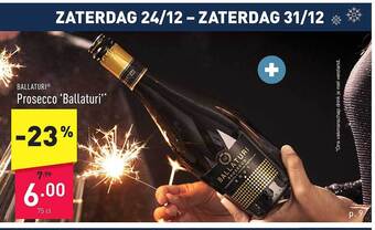 ALDI Ballaturi prosecco ballaturi aanbieding