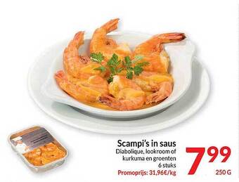Intermarché Scampi's in saus aanbieding