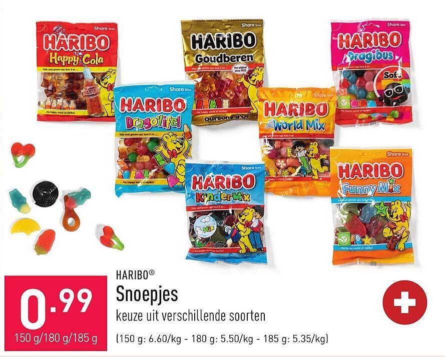 Haribo snoepjes promotie bij ALDI