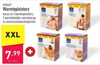 ALDI Vitalis warmtepleisters aanbieding
