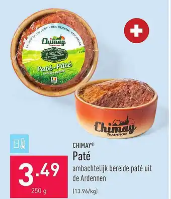 ALDI Chimay paté aanbieding