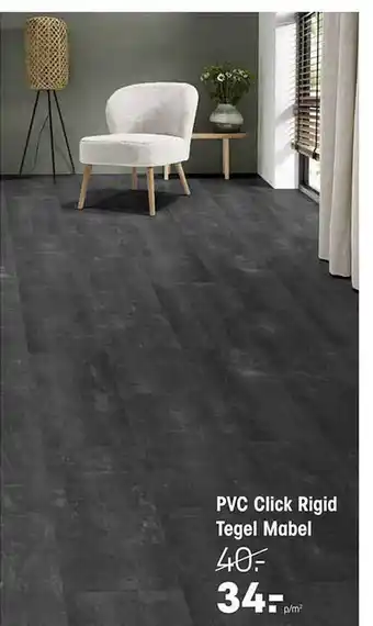 Kwantum Pvc rigid tegel mabel aanbieding