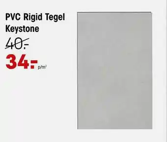 Kwantum Pvc rigid tegel keystone aanbieding