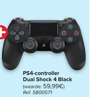 Carrefour PS4-controller Dual Shock 4 Black aanbieding