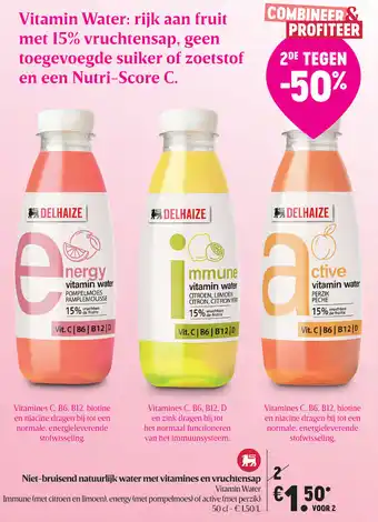 Niet-bruisend natuurlijk water met vitamines en vruchtensap