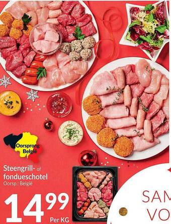 Intermarché Steengrill of fondueschotel aanbieding